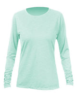 ANETIK Women's Breeze Tech Long Sleeve T-Shirt - ANETIK WSBRZL0 Seafoam Heathered XS Women's Performance Long Sleeve