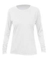 ANETIK Women's Breeze Tech Long Sleeve T-Shirt - ANETIK WSBRZL0 White Heathered XS Women's Performance Long Sleeve