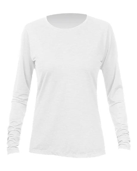ANETIK Women's Breeze Tech Long Sleeve T-Shirt - ANETIK WSBRZL0 White Heathered XS Women's Performance Long Sleeve
