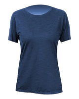 ANETIK Women's Breeze Tech T-Shirt - ANETIK WSBRZS0 Navy Heathered XS Women's Performance T-Shirts