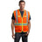 ANSI 107 Class 2 Dual - Color Safety Vest Safety Orange/Safety Yellow Small
