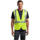 ANSI 107 Class 2 Mesh Back Safety Vest Safety Orange Small