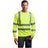 ANSI 107 Class 3 Long Sleeve Snag - Resistant Reflective T-Shirt Safety Yellow/ Reflective X - Small Short Sleeve T-Shirts