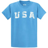 Joe's USA Vintage USA Logo Tee - Aquatic Blue Joe's USA Aquatic Blue Small
