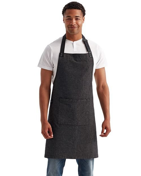 Artisan Collection by Reprime Annex Oxford Bib Apron - Artisan Collection by Reprime RP144 Black One Size Aprons