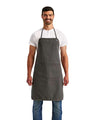 Artisan Collection by Reprime Artisan's Choice Double Pocket Canvas Apron - Artisan Collection by Reprime RP181 Dark Grey One Size Aprons