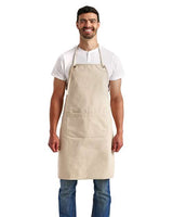 Artisan Collection by Reprime Artisan's Choice Double Pocket Canvas Apron - Artisan Collection by Reprime RP181 Natural One Size Aprons