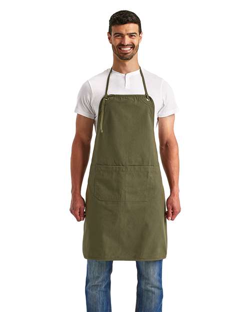 Artisan Collection by Reprime Artisan's Choice Double Pocket Canvas Apron - Artisan Collection by Reprime RP181 Olive One Size Aprons