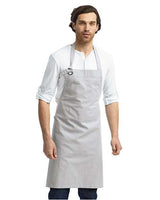 Artisan Collection by Reprime Calibre Heavy Cotton Canvas Bib Apron - Artisan Collection by Reprime RP130 Natural One Size Aprons
