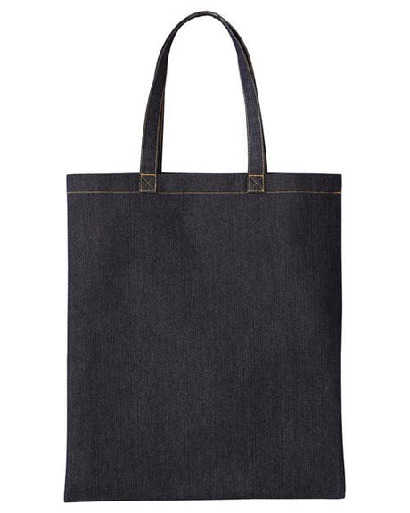 Artisan Collection by Reprime Denim Tote Bag - Artisan Collection by Reprime RP998 Black Denim One Size Tote Bags
