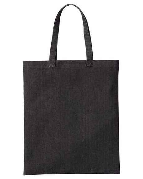 Artisan Collection by Reprime Denim Tote Bag - Artisan Collection by Reprime RP998 Black Denim One Size Tote Bags