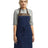 Artisan Collection by Reprime Espresso Bib Apron - Artisan Collection by Reprime RP123 Navy/ Brown One Size Aprons