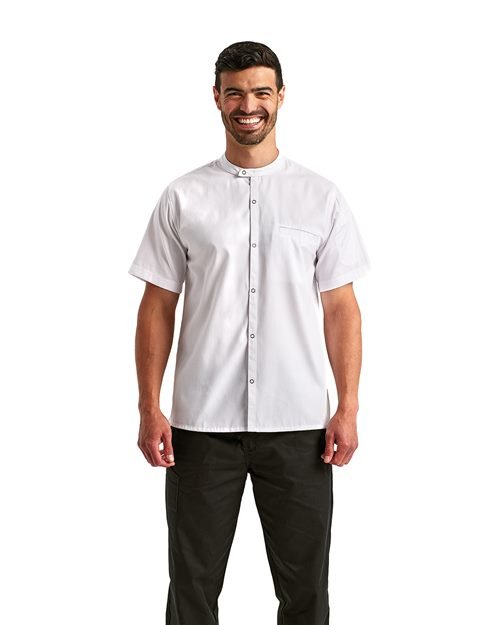 Artisan Collection by Reprime Men's Chef Recycled Shirt - Artisan Collection by Reprime RP904 Black S