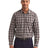 Artisan Collection by Reprime Men's Mulligan Check Cotton Shirt - Artisan Collection by Reprime RP250 Steel/ Black S
