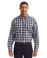 Artisan Collection by Reprime Men's Mulligan Check Cotton Shirt - Artisan Collection by Reprime RP250 White/ Navy S