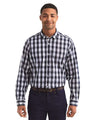 Artisan Collection by Reprime Men's Mulligan Check Cotton Shirt - Artisan Collection by Reprime RP250 White/ Navy S