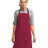 Artisan Collection by Reprime Recycled Bib Apron - Artisan Collection by Reprime RP150 Burgundy One Size Aprons