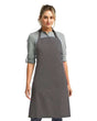 Artisan Collection by Reprime Recycled Bib Apron - Artisan Collection by Reprime RP150 Dark Grey One Size Aprons