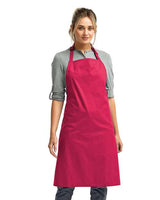 Artisan Collection by Reprime Recycled Bib Apron - Artisan Collection by Reprime RP150 Hot Pink One Size Aprons