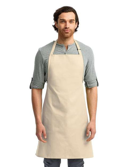 Artisan Collection by Reprime Recycled Bib Apron - Artisan Collection by Reprime RP150 Natural One Size Aprons