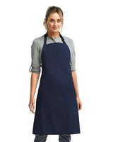 Artisan Collection by Reprime Recycled Bib Apron - Artisan Collection by Reprime RP150 Navy One Size Aprons
