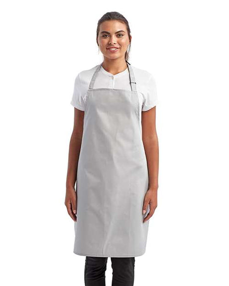 Artisan Collection by Reprime Recycled Bib Apron - Artisan Collection by Reprime RP150 Silver One Size Aprons