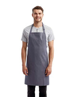 Artisan Collection by Reprime Recycled Bib Apron - Artisan Collection by Reprime RP150 Steel One Size Aprons
