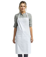 Artisan Collection by Reprime Recycled Bib Apron - Artisan Collection by Reprime RP150 White One Size Aprons