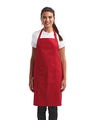 Artisan Collection by Reprime Recycled Pocket Bib Apron - Artisan Collection by Reprime RP154 Red One Size Aprons