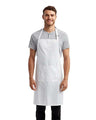 Artisan Collection by Reprime Recycled Pocket Bib Apron - Artisan Collection by Reprime RP154 White One Size Aprons