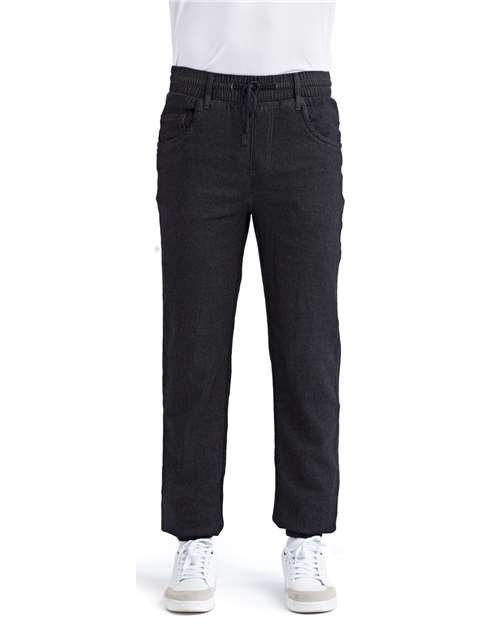 Artisan Collection by Reprime Unisex Chef's Artisanal Joggers - Artisan Collection by Reprime RP556 Black Denim XS
