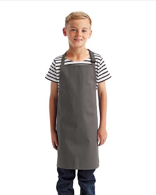 Artisan Collection by Reprime Youth Recycled Apron - Artisan Collection by Reprime RP149 Dark Grey One Size Aprons