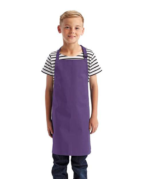Artisan Collection by Reprime Youth Recycled Apron - Artisan Collection by Reprime RP149 Purple One Size Aprons