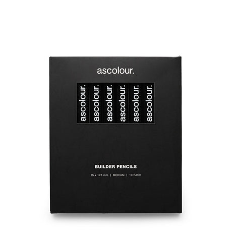 AS Colour ASC Builders Pencil 10 Pack | 1508 | AS Colour 1508 BLACK One Size