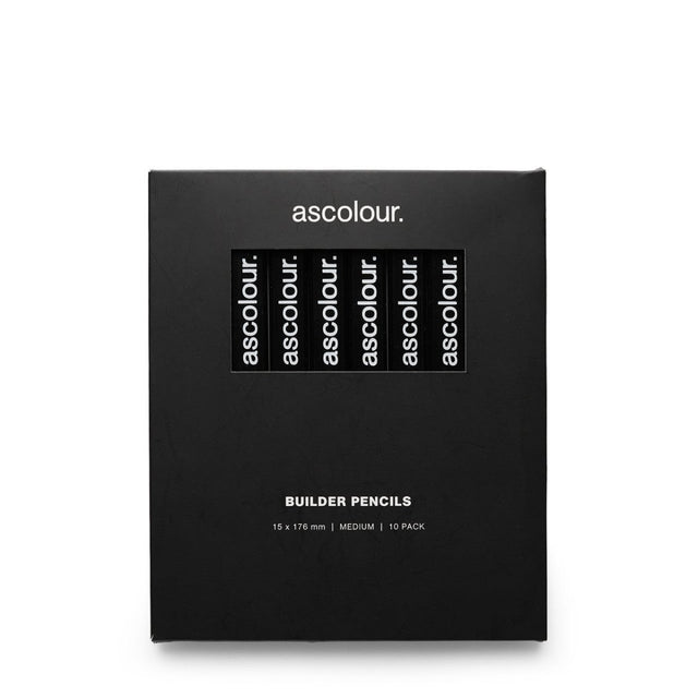 AS Colour ASC Builders Pencil 10 Pack | 1508 | AS Colour 1508 BLACK One Size