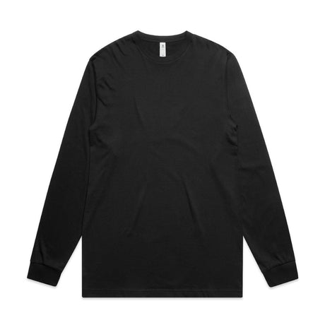 AS Colour Block L/S Tee | 5054 | AS Colour 5054 BLACK S