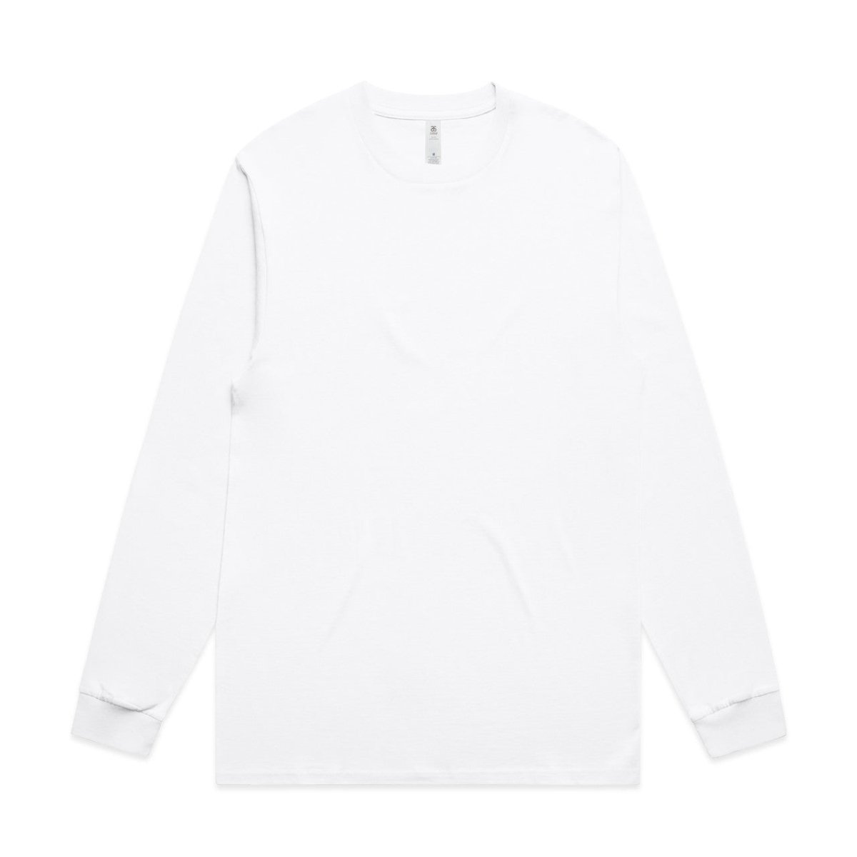 AS Colour Block L/S Tee | 5054 | AS Colour 5054 WHITE S