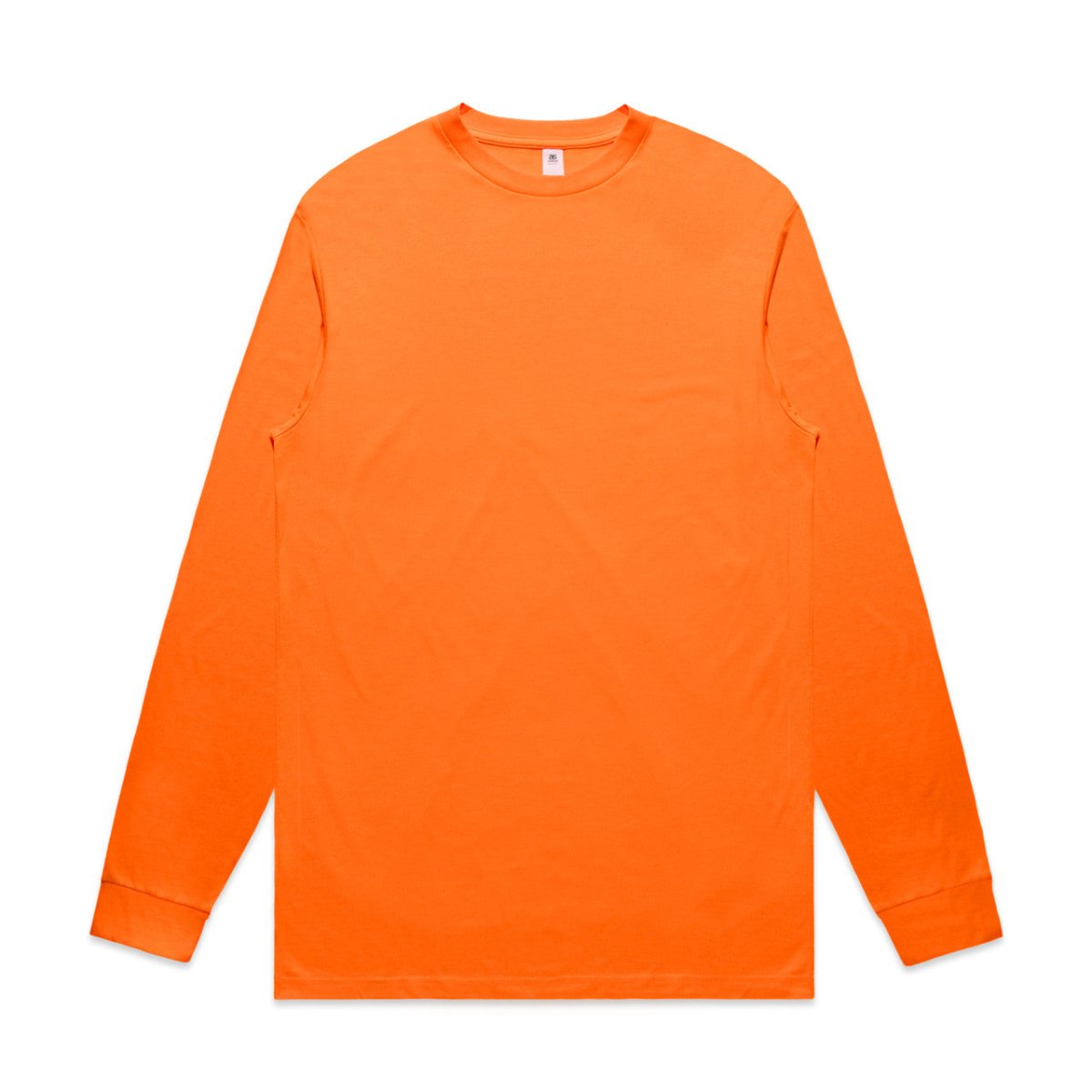 AS Colour Block Safety L/S Tee | 5054F | AS Colour 5054F SAFETY ORANGE S