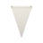 AS Colour Canvas Pennant Flag | 1513 | AS Colour 1513 CREAM One Size
