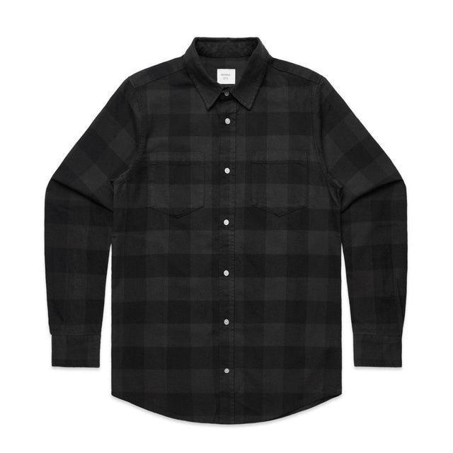 AS Colour Check Shirt | 5417 | AS Colour 5417 COAL/BLACK 2T