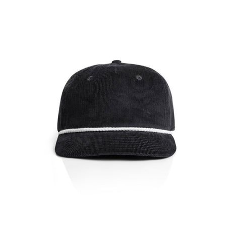 AS Colour Class Cord Rope Cap | 1185 | AS Colour 1185 BLACK/WHITE One Size
