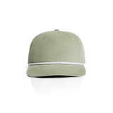 AS Colour Class Cord Rope Cap | 1185 | AS Colour 1185 EUCALYPTUS/WHITE One Size