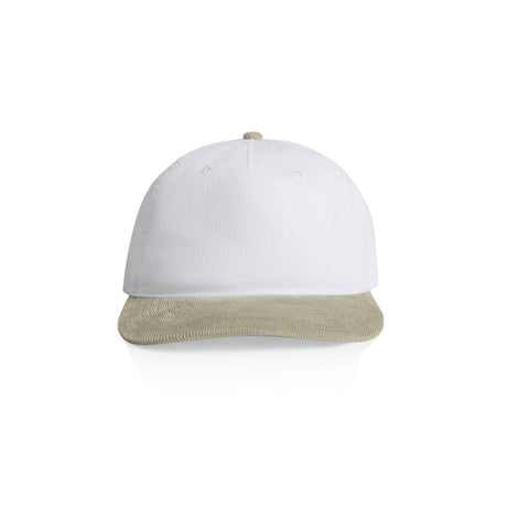 AS Colour Class Cord Two - Tone Cap | 1159 | AS Colour 1159 WHITE/EUCALYPTUS One Size
