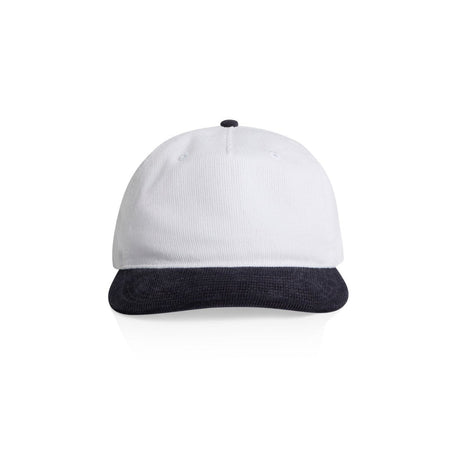 AS Colour Class Cord Two - Tone Cap | 1159 | AS Colour 1159 WHITE/INK BLUE One Size