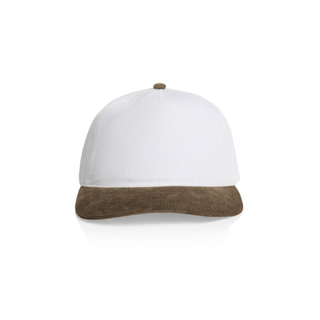 AS Colour Class Cord Two - Tone Cap | 1159 | AS Colour 1159 WHITE/WALNUT One Size