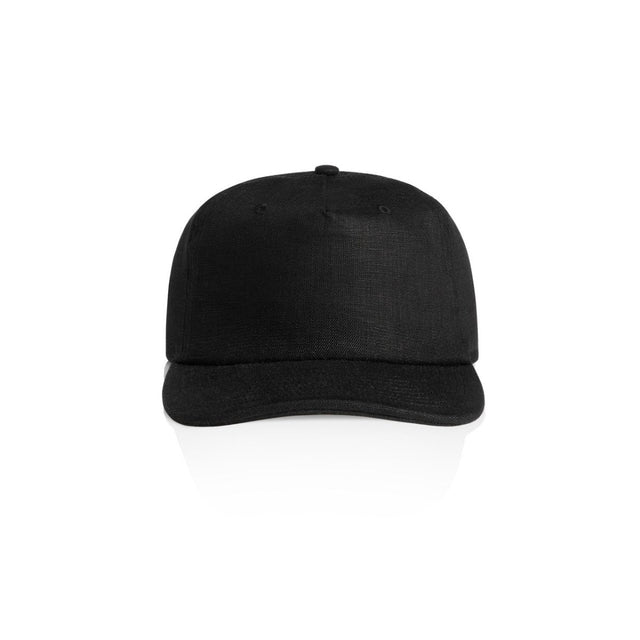AS Colour Class Linen Cap | 1158 | AS Colour 1158 BLACK One Size