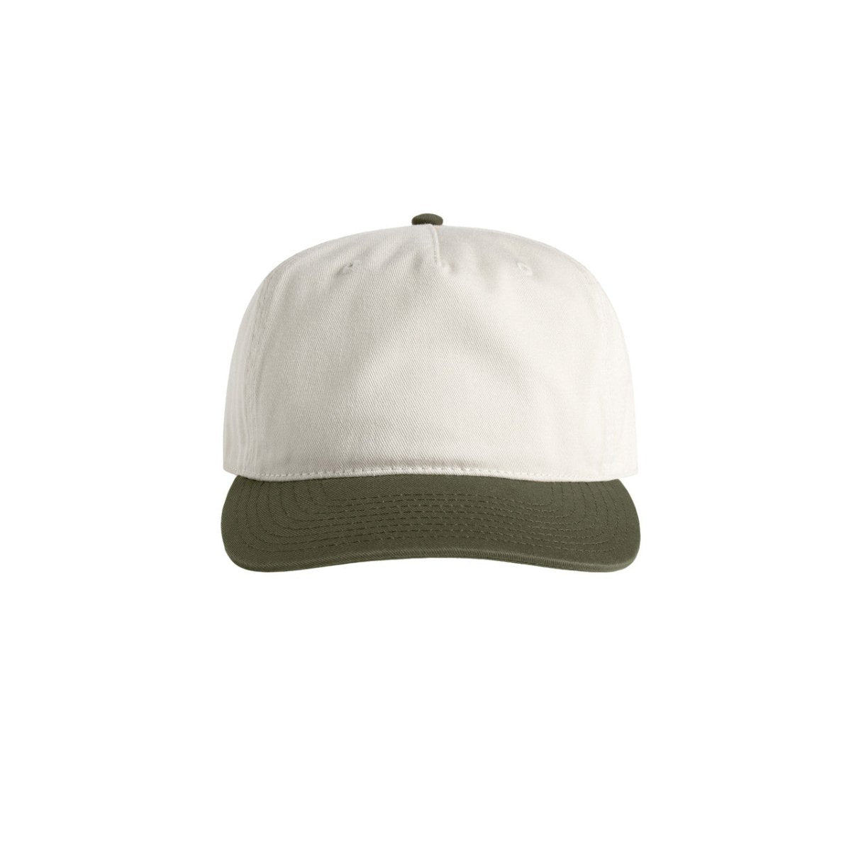 AS Colour Class Two - Tone Cap | 1154 | AS Colour 1154 NATURAL/ARMY One Size