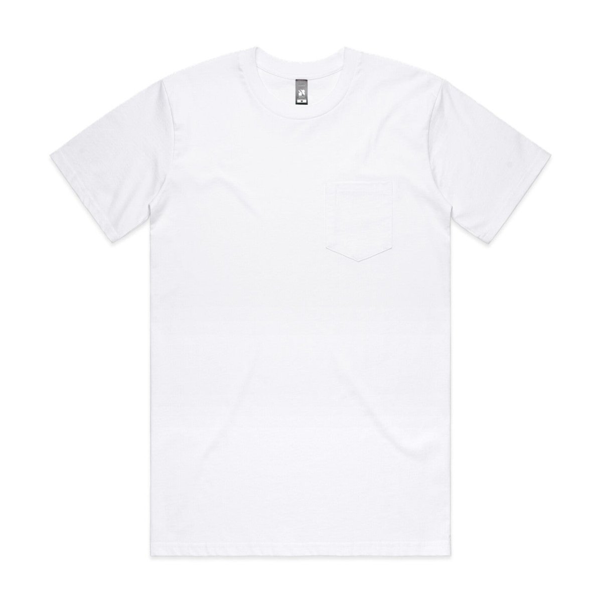 AS Colour Classic Pocket Tee | 5027 | AS Colour 5027 WHITE S
