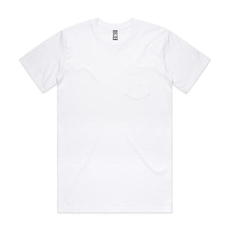 AS Colour Classic Pocket Tee | 5027 | AS Colour 5027 WHITE S