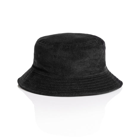 AS Colour Cord Bucket Hat | 1176 | AS Colour 1176 BLACK One Size